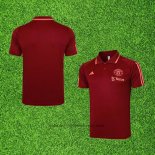 Maillot Polo Manchester United 2023-24 Rouge