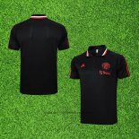 Maillot Polo Manchester United 23-24 Noir
