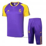 Ensemble Survetement Real Madrid Manche Courte 24-25 Purpura - Shorts
