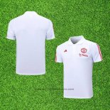 Maillot Polo Manchester United 2023-24 Blanc