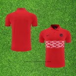 Maillot Polo Atletico Madrid 2022-2023 Rouge