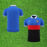Maillot Polo FC Barcelone 2022-2023 Bleu Rouge Noir