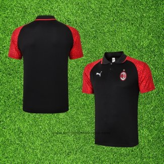 Maillot Polo Milan AC 2020-2021 Noir