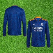Maillot Real Madrid Exterieur Manches Longues 2021-2022