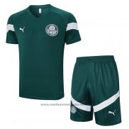 Ensemble Survetement Palmeiras Manche Courte 2023-24 Vert - Pantalon Corto