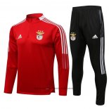 Ensemble Survetement Sweat Benfica 2021-2022 Rouge