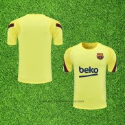 Maillot Entrainement FC Barcelone 2020-2021 Jaune