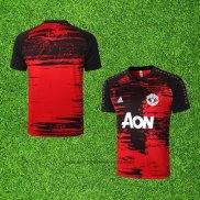 Maillot Entrainement Manchester United 2020-2021 Rouge