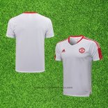 Maillot Entrainement Manchester United 2021-2022 Blanc