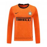 Maillot Inter Milan Gardien Manches Longues 2020-2021 Orange