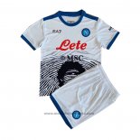 Maillot Naples Maradona Special Enfant 2021-2022 Blanc