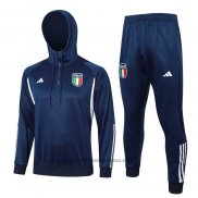 Ensemble Survetement Sweat Italie 2023-2024 Bleu