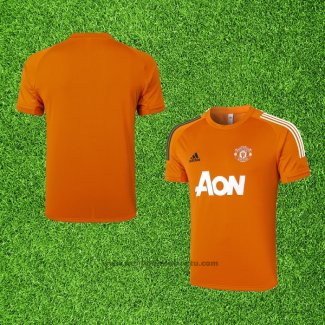 Maillot Entrainement Manchester United 2020-2021 Orange