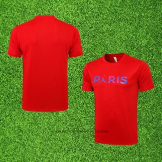 Maillot Entrainement Paris Saint-Germain Jordan 2021-2022 Rouge