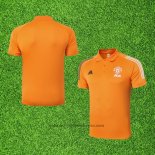 Maillot Polo Manchester United 2020-2021 Orange