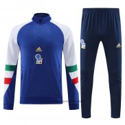 Ensemble Survetement Sweat Italie 2023-24 Bleu