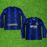 Maillot Inter Milan Domicile Manches Longues 2021-2022