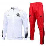 Ensemble Survetement Veste Flamengo 23-24 Blanc