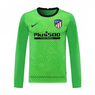 Maillot Atletico Madrid Gardien Manches Longues 2020-2021 Vert