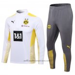 Ensemble Survetement Sweat Dortmund 2021-2022 Blanc
