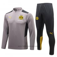 Ensemble Survetement Sweat Dortmund 2021-2022 Gris