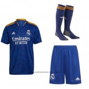 Maillot +short+chaussettes Real Madrid Exterieur 2021-2022
