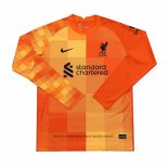 Maillot Liverpool Gardien Manches Longues 2021-2022 Orange