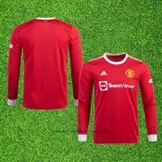 Maillot Manchester United Domicile Manches Longues 2021-2022