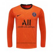 Maillot Paris Saint-Germain Gardien Manches Longues 2020-2021 Orange