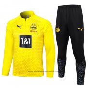 Ensemble Survetement Sweat Dortmund 2023-24 Jaune
