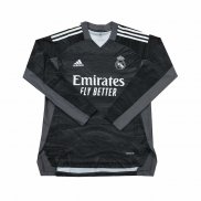 Maillot Real Madrid Gardien Manches Longues 2021-2022 Noir