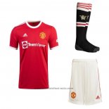 Maillot+short+chaussettes Manchester United Domicile 2021-2022