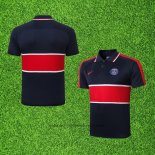 Maillot Polo Paris Saint-Germain 2020-2021 Bleu et Rouge