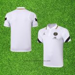 Maillot Polo Paris Saint-Germain Jordan 2020-2021 Blanc