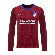 Maillot Atletico Madrid Gardien Manches Longues 2020-2021 Rouge