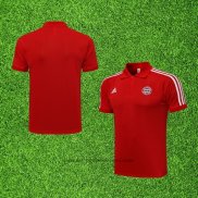 Maillot Polo Bayern Munich 2021-2022 Rouge