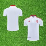 Maillot Polo Manchester United 2022-2023 Blanc