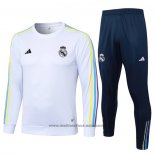 Ensemble Survetement Sweat Real Madrid 2023 Blanc