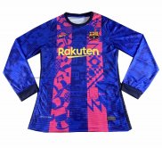 Maillot FC Barcelone Third Manches Longues 2021-2022