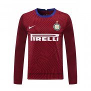 Maillot Inter Milan Gardien Manches Longues 2020-2021 Rouge
