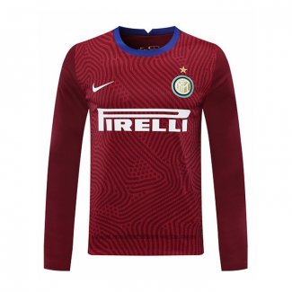 Maillot Inter Milan Gardien Manches Longues 2020-2021 Rouge