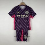 Maillot Manchester City Gardien Enfant 23-24 Purpura