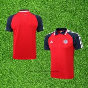 Maillot Polo Bayern Munich 2021-2022 Rouge