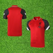 Maillot Polo Liverpool 2020-2021 Rouge
