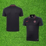 Maillot Polo Paris Saint-Germain 2020-2021 Noir et Gris