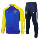 Ensemble Survetement Sweat Boca Juniors 2020-2021 Bleu