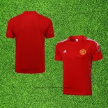 Maillot Entrainement Manchester United 2021-2022 Rouge