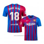 Maillot FC Barcelone Joueur Jordi Alba Domicile 2021-2022
