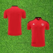 Maillot Polo Manchester United 2022-2023 Rouge