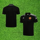 Maillot Polo Manchester United Ucl 2021-2022 Noir